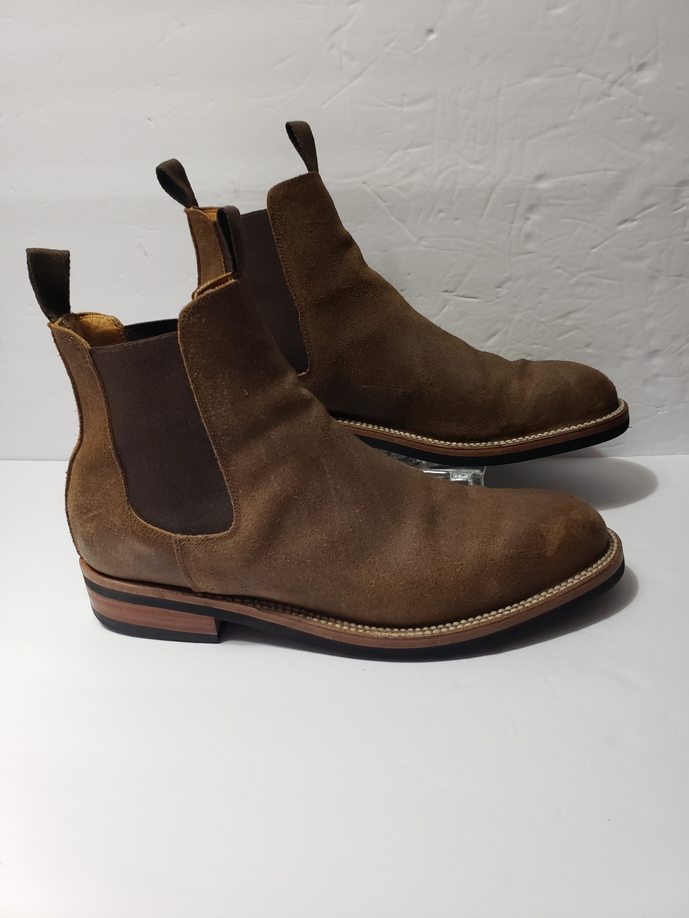 TAFT Legion Rugged Leather Chelsea Men's Boots Size 10